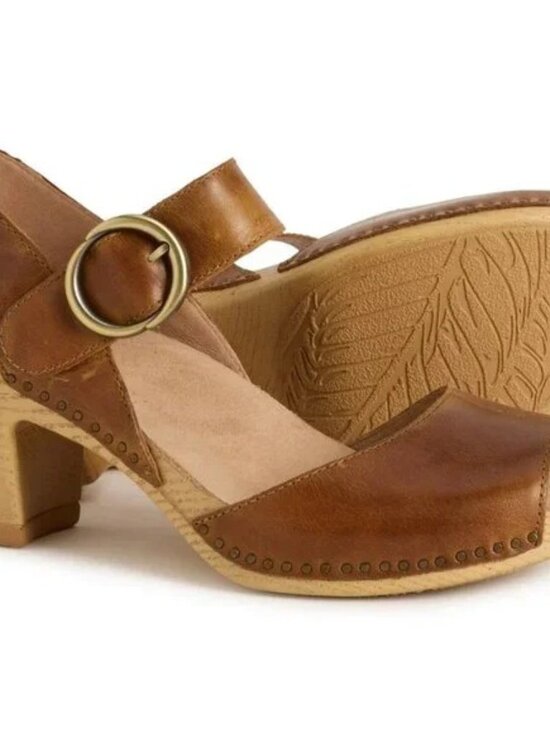 NWT! Dansko Tamra - Leather Sandals for Women, Tan Size 39 (US 9)New without Box - Picture 6 of 6